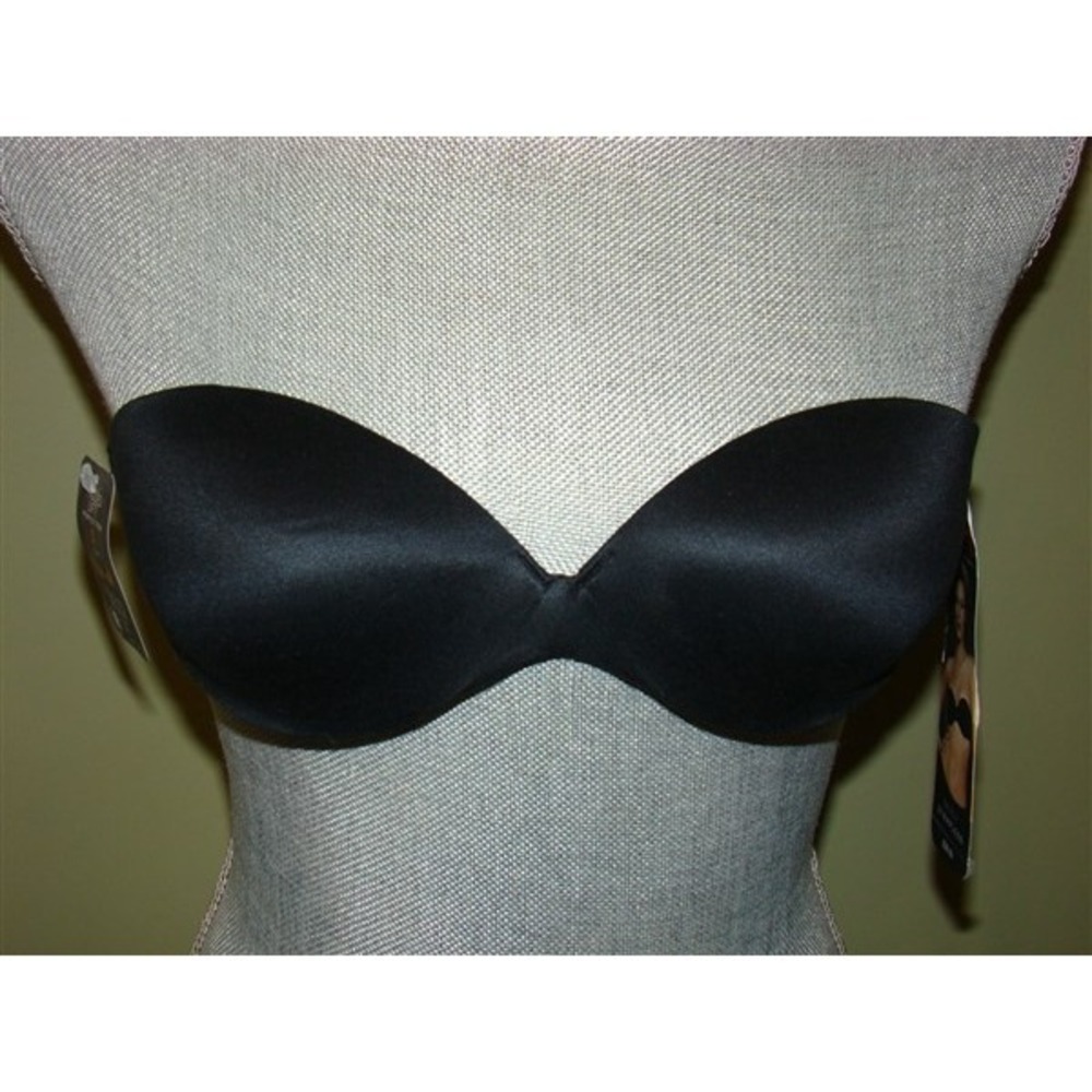 NWPT Maidenform 34A Comfort Devotion Custom Lift Strapless Bra 9417 Black 130594 - Picture 2 of 3